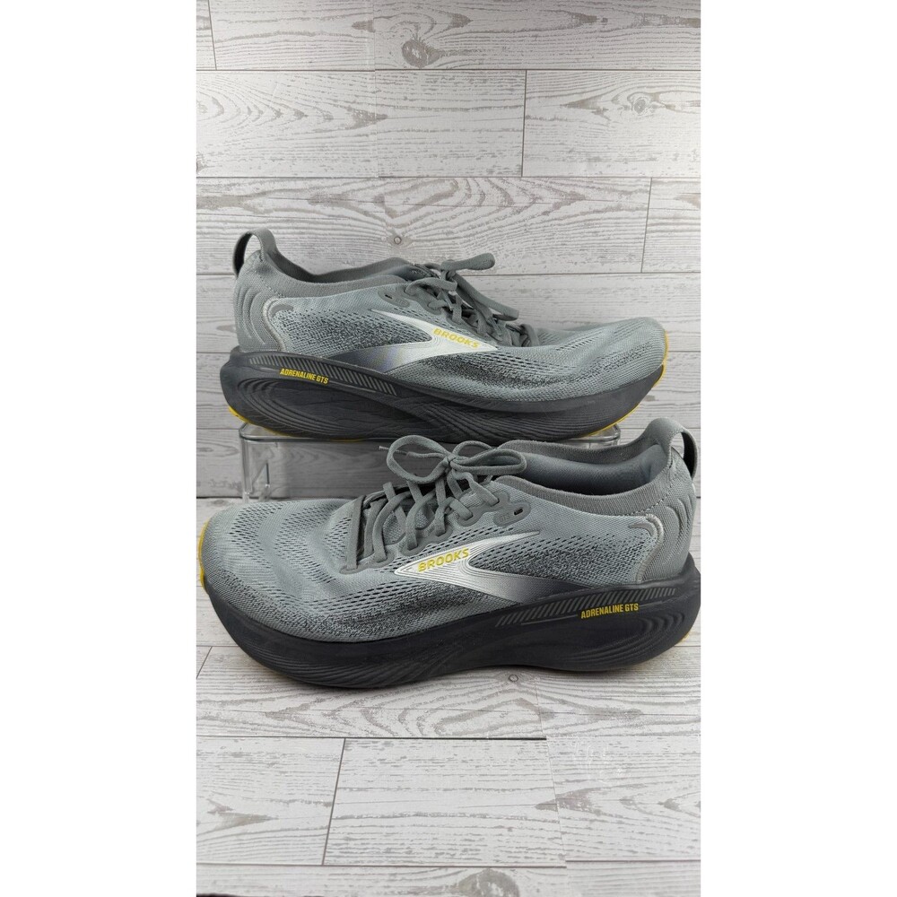 Brooks Adrenaline Gts 25 1104544E044 Gray 12.5 4E Men Sneaker Running Shoes #550